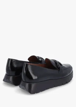 Best WONDERS Rose Black Patent Loafers