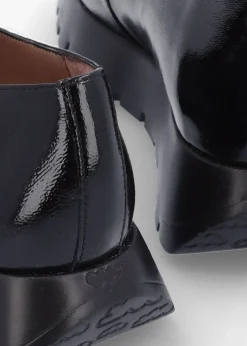 Best WONDERS Rose Black Patent Loafers