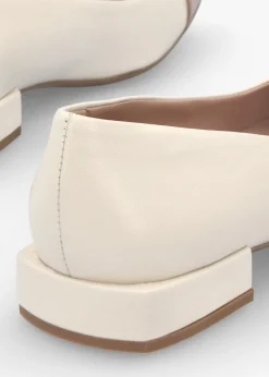Hot DANIEL Saria Cream Leather Toe Cap Pumps