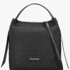 Best VALENTINO BAGS Shantel Woven Nero Hobo Bag