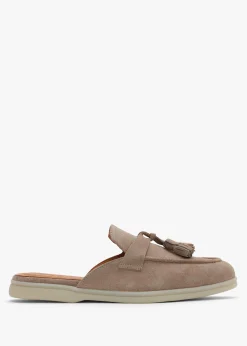 Hot DANIEL Siani Beige Suede Loafer Mules