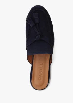 Best DANIEL Siani Navy Suede Loafer Mules