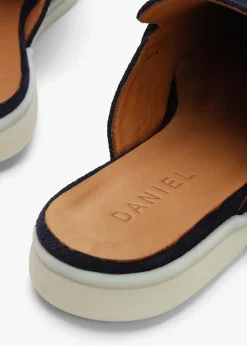 Best DANIEL Siani Navy Suede Loafer Mules