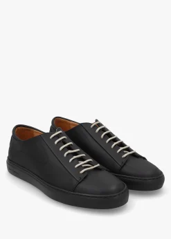 New OLIVER SWEENEY Sirolo Nero Leather Cupsole Trainers