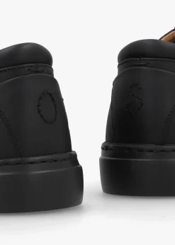 New OLIVER SWEENEY Sirolo Nero Leather Cupsole Trainers