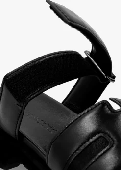 Online KENNEL & SCHMENGER Skill Black Leather Chunky Mules