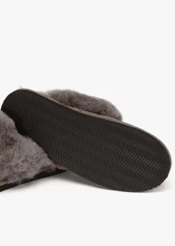 Best DANIEL Soglit Taupe Sheepskin Slippers