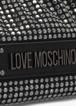 Discount LOVE MOSCHINO Sparkling Nero Bucket Bag
