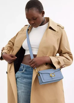 Online COACH Tabby 20 Bluebell Leather Shoulder Bag