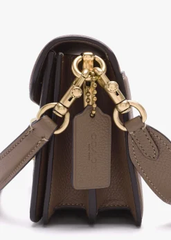 Discount COACH Tabby 26 Dark Stone Leather Shoulder Bag