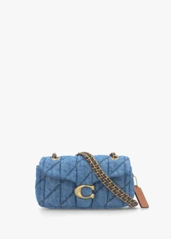 Best COACH Tabby 20 Quilted Indigo Denim Shoulder Bag