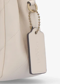 Online COACH Tabby Quilted 26 Chalk Leather Shoulder Bag