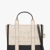 Hot MARC JACOBS The Colourblock Small Ivory Multi Leather Tote Bag