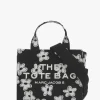 Sale MARC JACOBS The Daisy Canvas Small Black & White Tote Bag
