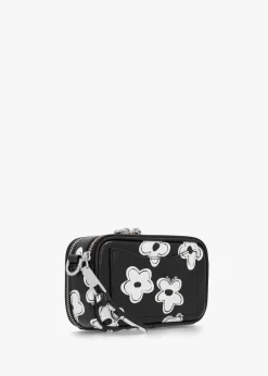 Best MARC JACOBS The Daisy Snapshot Black White Leather Camera Bag