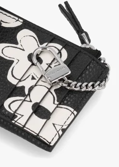 Best MARC JACOBS The Daisy Top Zip Multi Black White Wallet