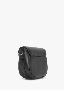 Discount MARC JACOBS The J Marc Small Black Leather Saddle Bag