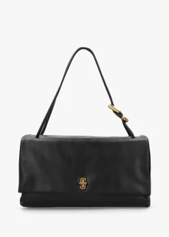 Fashion MARC JACOBS The Large Dual Black Leather Shoulder Bag