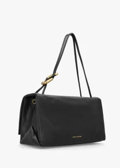 Fashion MARC JACOBS The Large Dual Black Leather Shoulder Bag