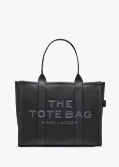 Fashion MARC JACOBS The Leather Large Black Tote Bag