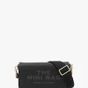 Online MARC JACOBS The Leather Mini Black Cross-Body Bag
