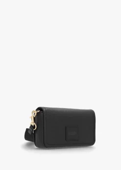 Online MARC JACOBS The Leather Mini Black Cross-Body Bag