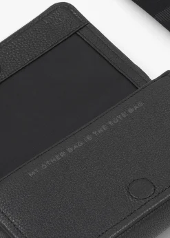 Online MARC JACOBS The Leather Mini Black Cross-Body Bag