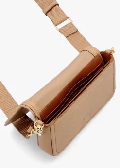 Outlet MARC JACOBS The Leather Mini Camel Cross-Body Bag