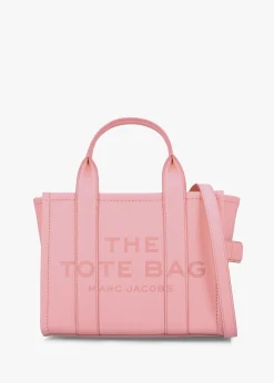 New MARC JACOBS The Leather Small Ribbon Pink Tote Bag
