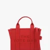 Fashion MARC JACOBS The Leather Small True Red Tote Bag