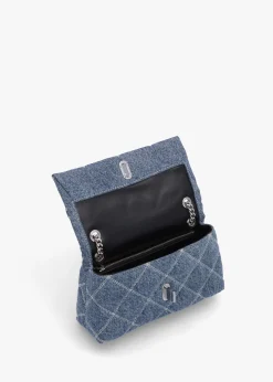 Discount MARC JACOBS The Mini Dual Light Wash Indigo Denim Bag