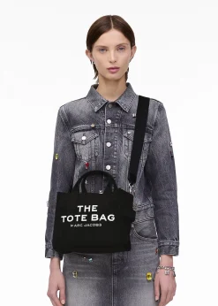 New MARC JACOBS The Small Black Canvas Tote Bag