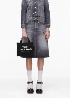 New MARC JACOBS The Small Black Canvas Tote Bag