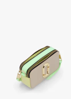 Online MARC JACOBS The Snapshot Peppermint Multi Leather Camera Bag