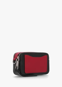 Hot MARC JACOBS The Zebra Calf Hair Snapshot Black & White Leather Camera Bag