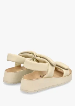 Online PAPILLIO Theda Ecru Natural Leather Sandals
