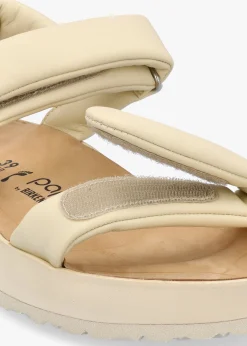 Online PAPILLIO Theda Ecru Natural Leather Sandals