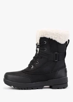 Clearance SOREL Torino II Black Sea Salt Leather Parc Boots