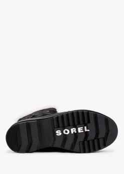 Clearance SOREL Torino II Black Sea Salt Leather Parc Boots