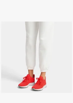 Best FITFLOP Vitamin FFX Knit Neon Orange Red Trainers