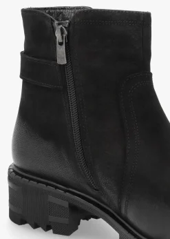 Sale DANIEL Voluptas Black Leather Ankle Boots