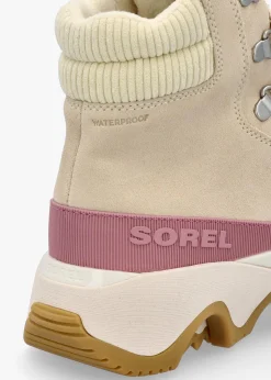 Clearance SOREL Women's Kinetic™ Impact Conquest Plus Waterproof Honey White Dazed Mauve Ankle Boots