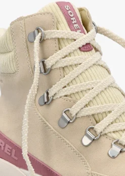 Clearance SOREL Women's Kinetic™ Impact Conquest Plus Waterproof Honey White Dazed Mauve Ankle Boots