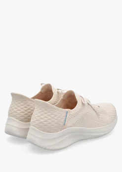 Clearance SKECHERS Women’s Slip Ins Ultra Flex 3.0 Brilliant Natural Trainers