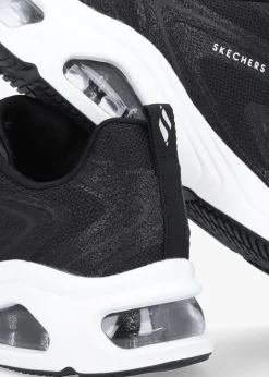 Hot SKECHERS Women’s Tres-Air Uno Glit-Airy Black Trainers