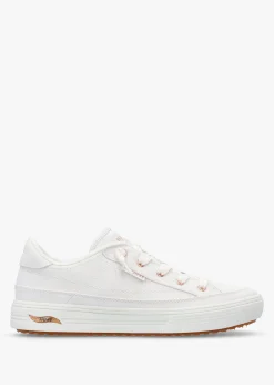 Online SKECHERS Women’s Vegan Arch Fit Meet Ya There White Trainers