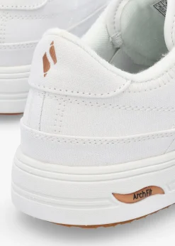 Online SKECHERS Women’s Vegan Arch Fit Meet Ya There White Trainers