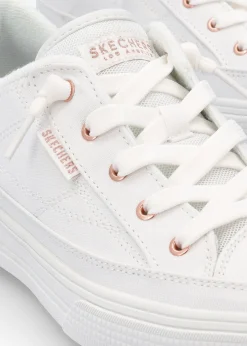 Online SKECHERS Women’s Vegan Arch Fit Meet Ya There White Trainers