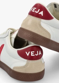 Discount VEJA Women's Volley O.T Leather White Pekin Bark Trainers