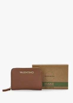 Hot VALENTINO BAGS Zero II Cuoio Zip Around Purse